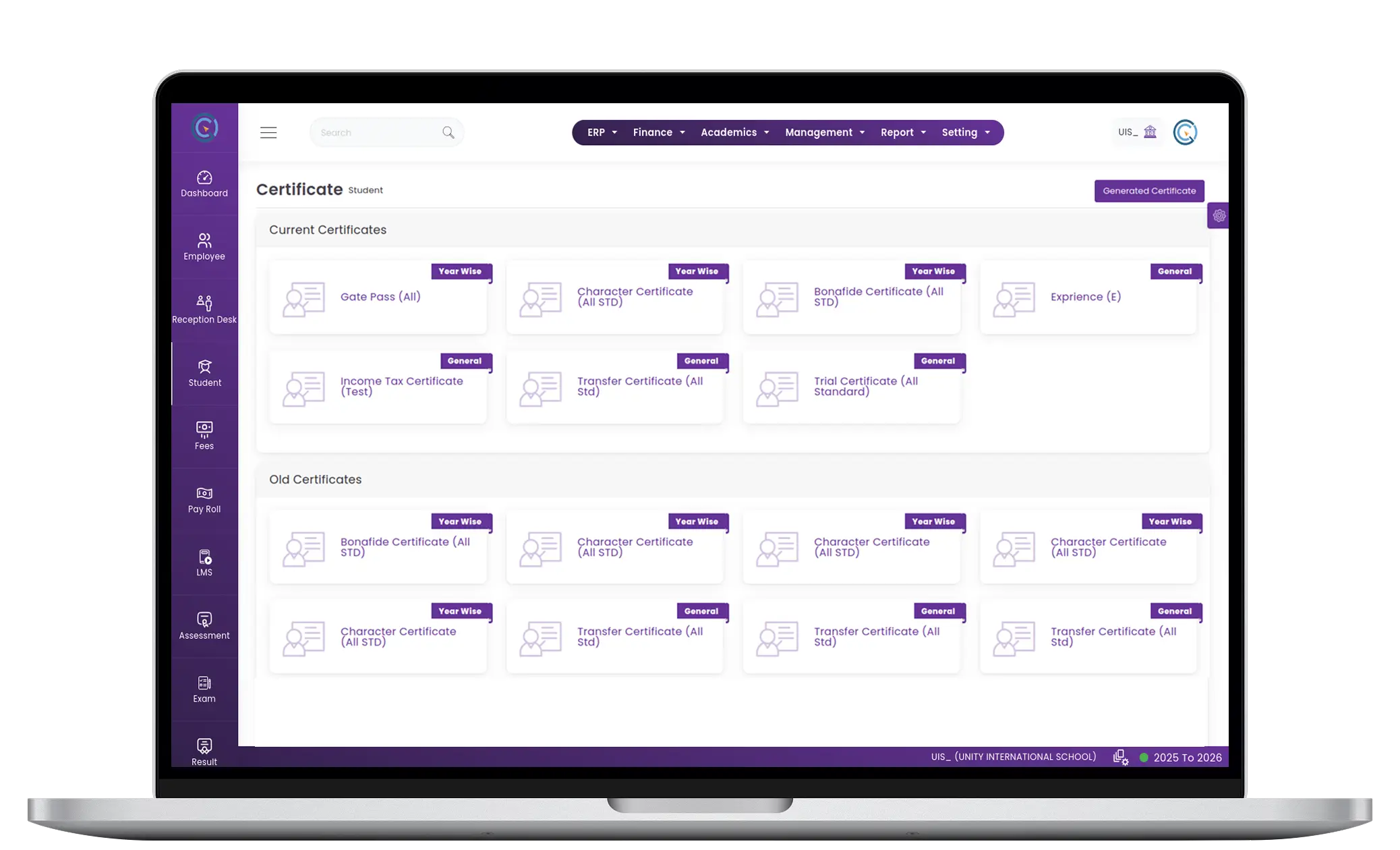 Certificate Generation & Issuance System for Schools & Colleges