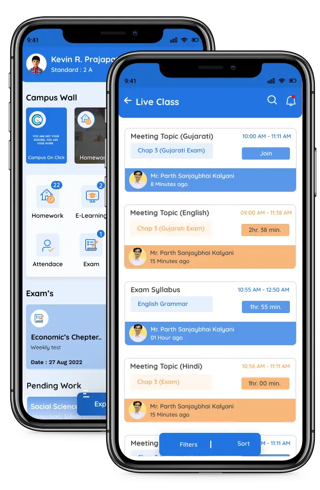 Live class Management System