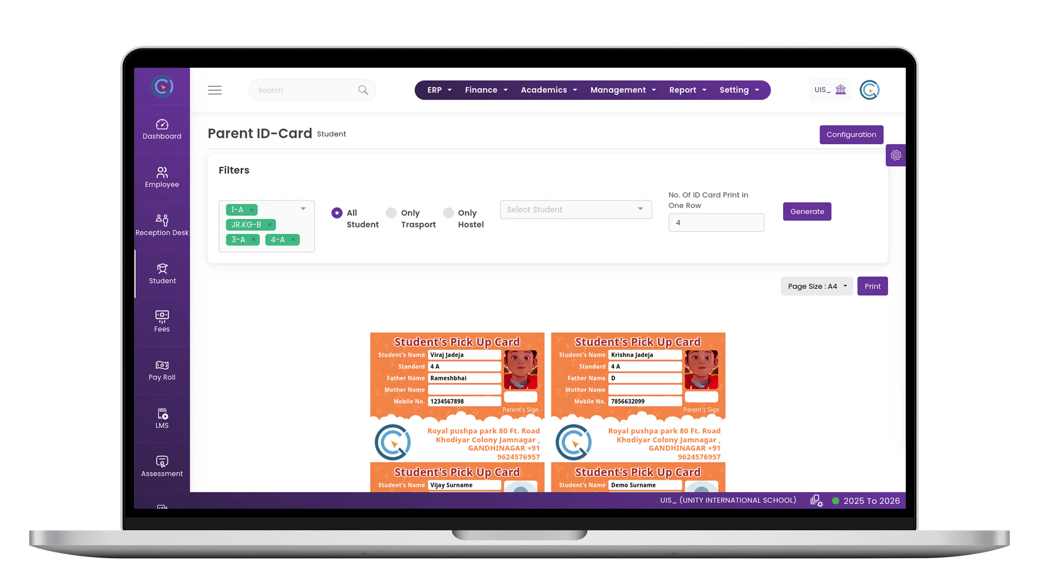 Enhance Campus Security with an Automated Parent Card System